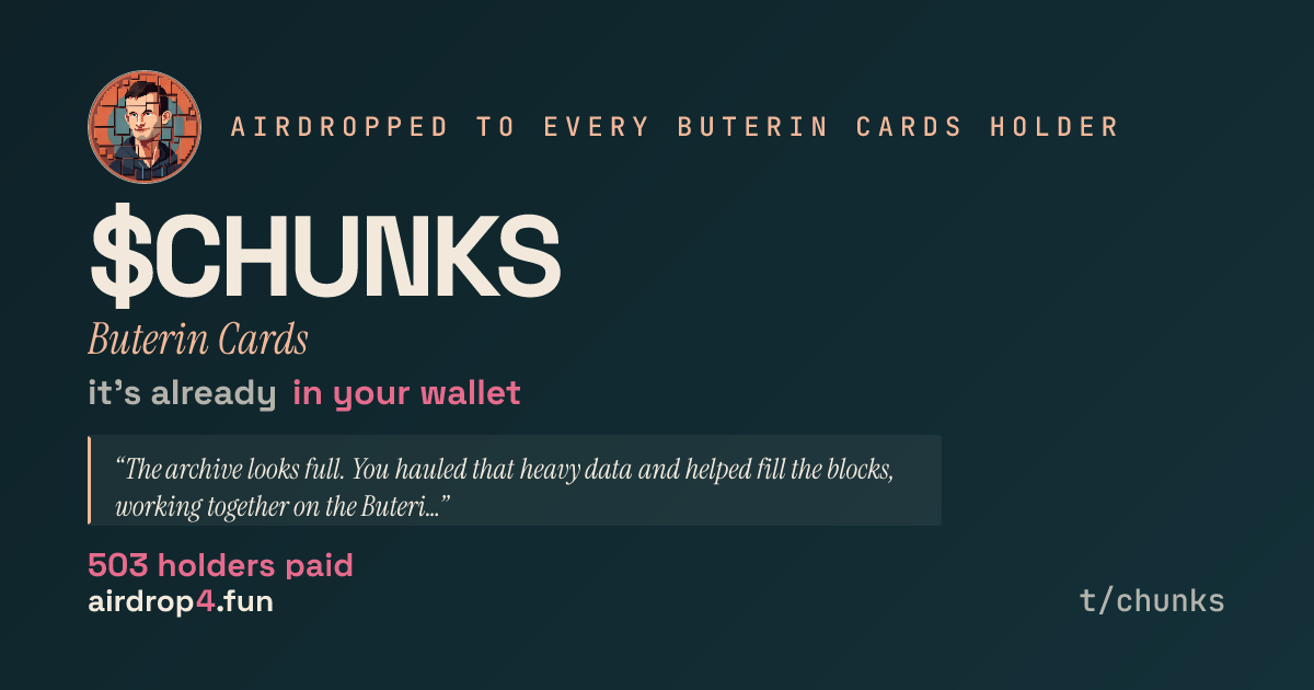 Share card preview for $CHUNKS